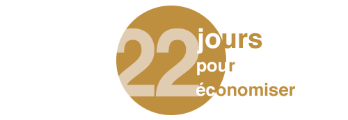 22 jours pour économiser