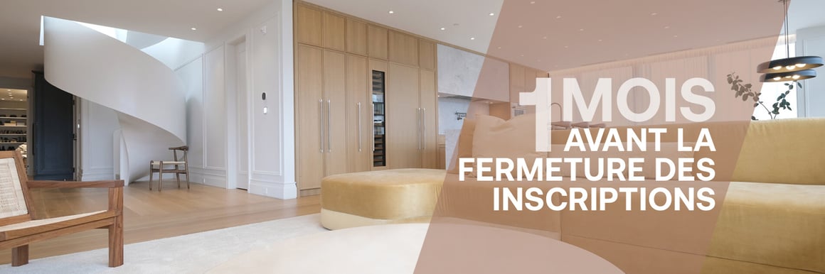 1 MOIS AVANT LA FERMETURE DES INSCRIPTIONS