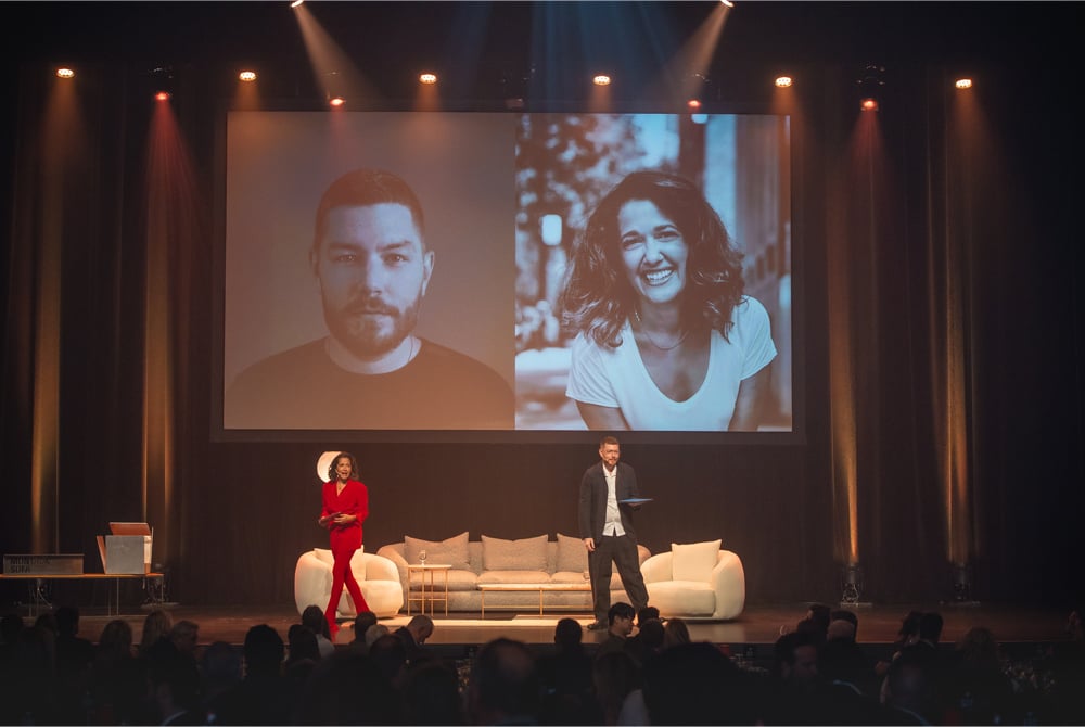 Sophie Fouron and Thomas Leblanc