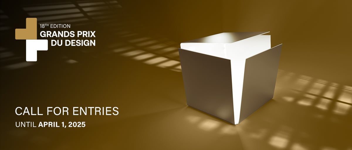 18TH EDITION GRANDS PRIX DU DESIGN: CALL FOR ENTRIES UNTIL APRIL 1, 2025