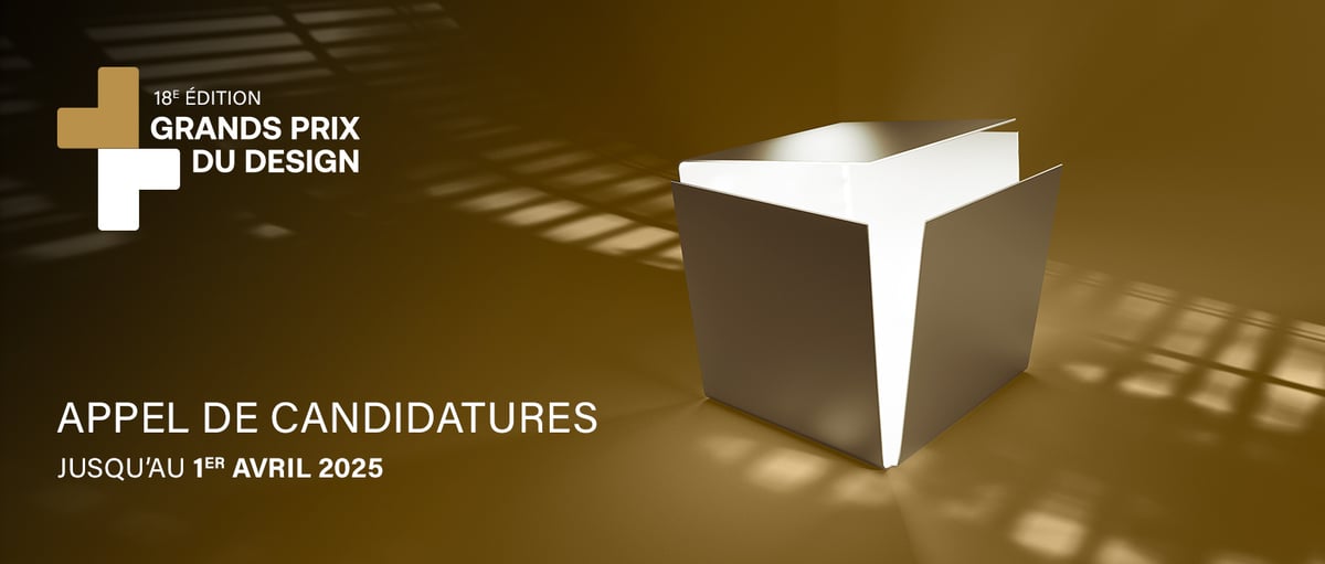 18e édition des GRANDS PRIX DU DESIGN : appel de candidatures jusqu'au 1er avril 2025