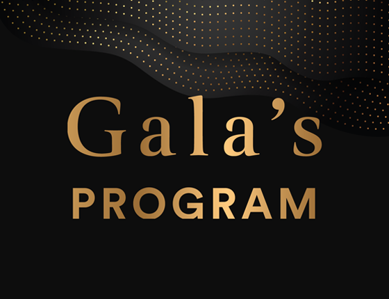 Gala's Programme