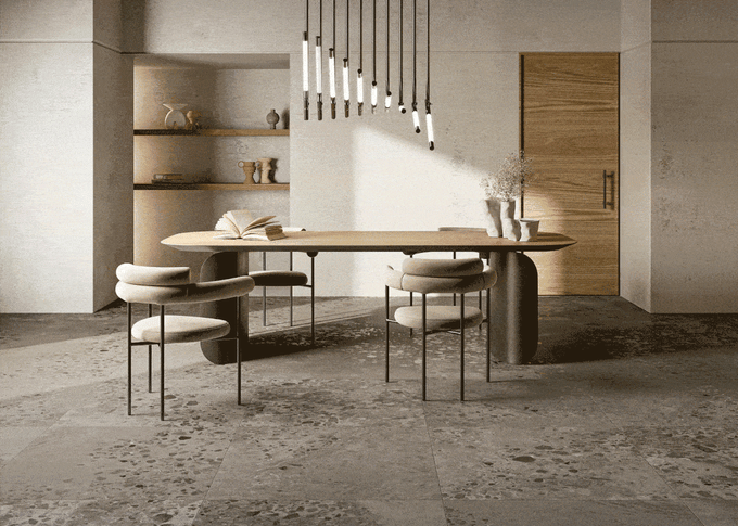 Tiles I Cocci Siciliani in various colors in different rooms