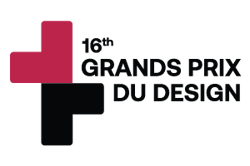 Logo of the 16th edition of the GRANDS PRIX DU DESIGN
