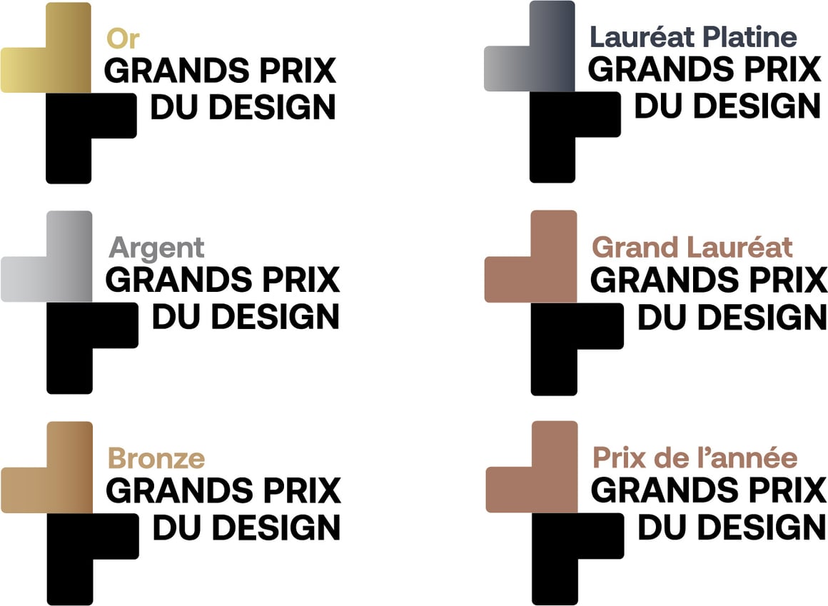 Logos des certifications et lauréats