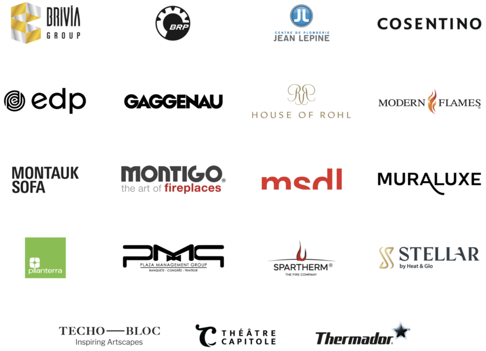 Logos of our gold & evenings partners