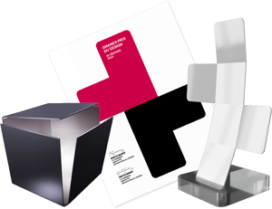 Trophy, certificate and plaque - GRANDS PRIX DU DESIGN Awards 16th edition