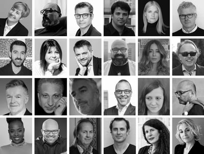 Photos of several members of the jury of the 16th edition of the GRANDS PRIX DU DESIGN Awards